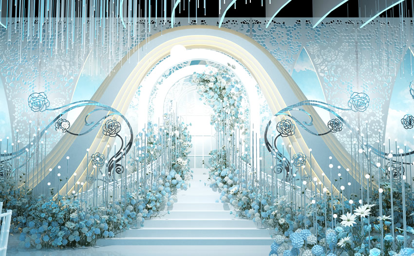 杨陵釡香烙馍村水晶厅效果展示